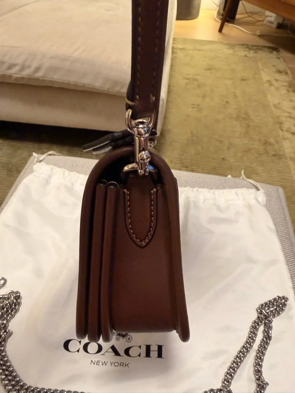 Coach Dinky in Maple with Silver Hardware (are-Issue) - Picture 2 of 7